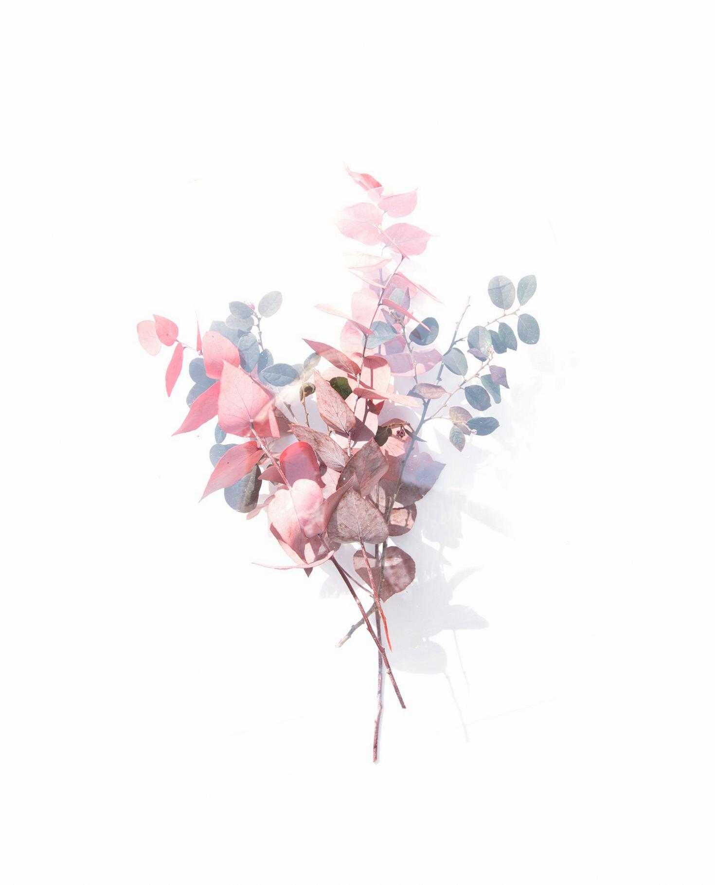 Postal envelope floral motif