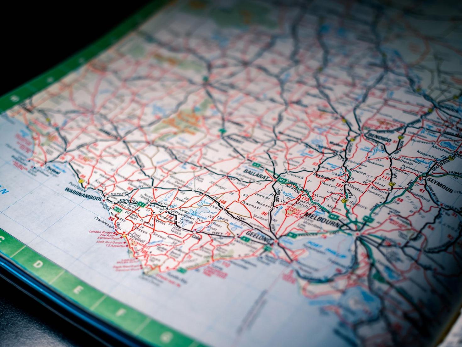 Sydney regional delivery coverage map